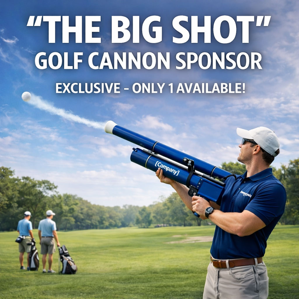 Chesapeake Health Care's Annual Golf Tournament 2026 - Default Image of “The Big Shot” Golf Ball Cannon Sponsor 