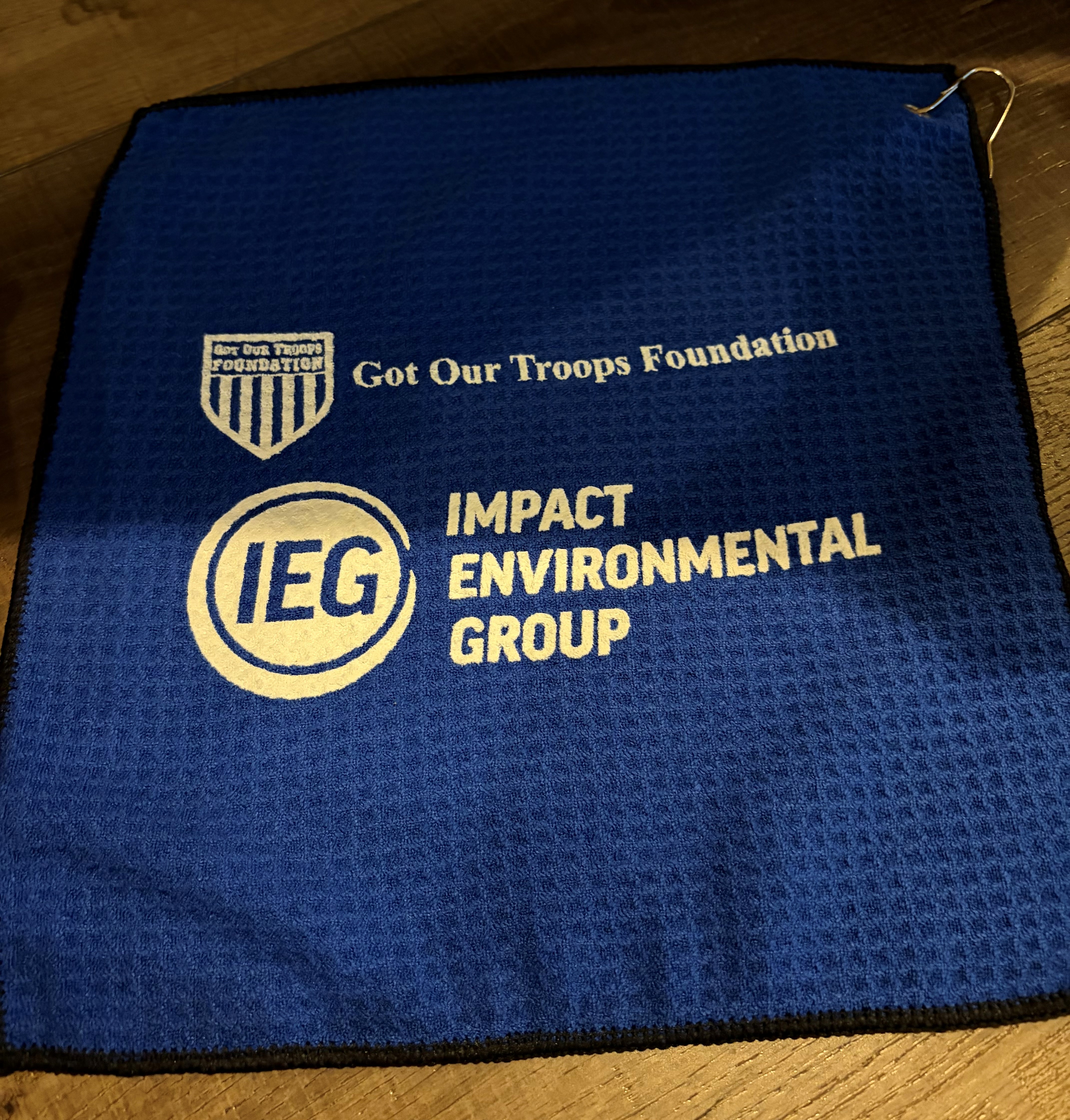 Got Our Troops in partnership with United Rentals No Veteran Left Behind - Default Image of Golf Towel Sponsor 