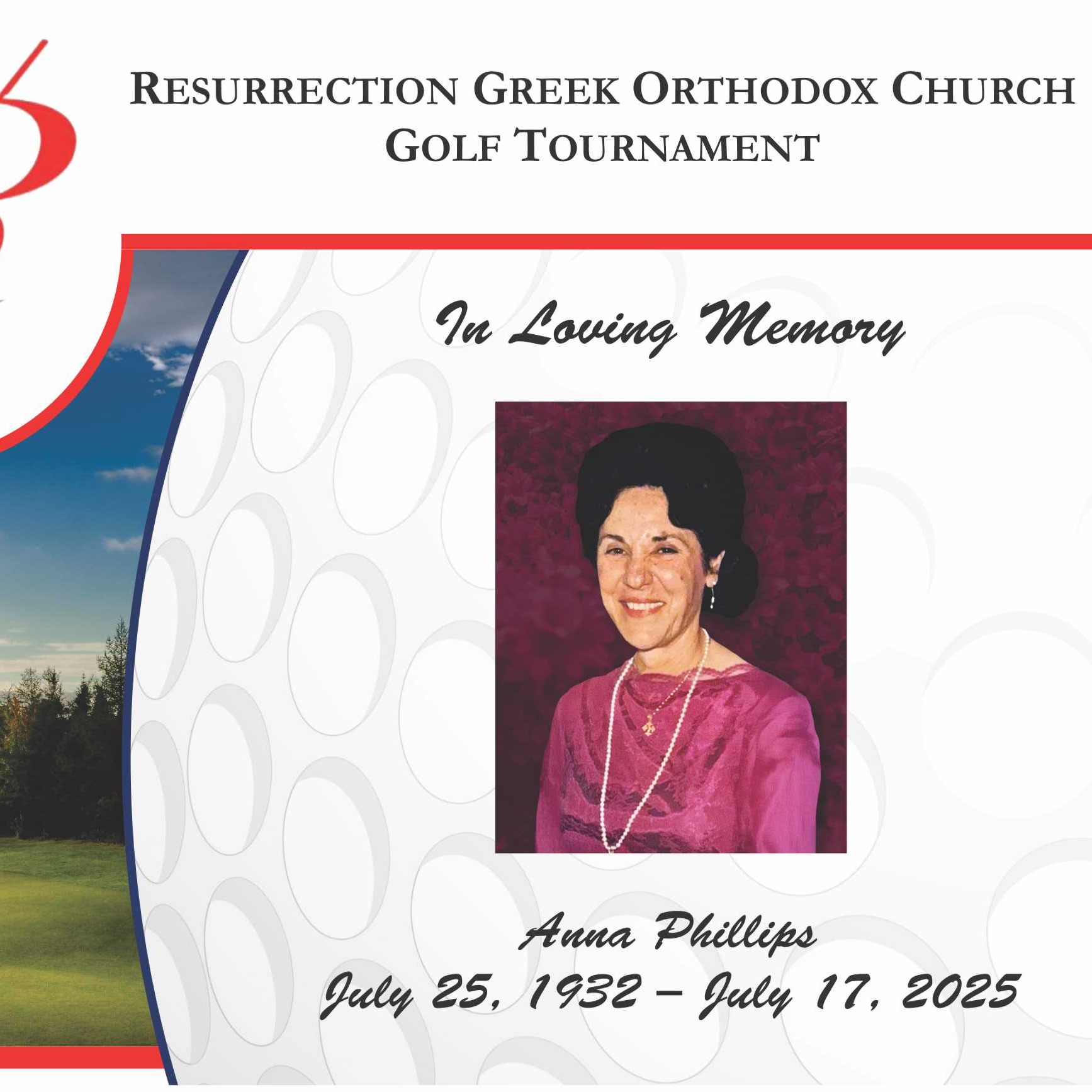 2026 Resurrection Greek Orthodox Church Golf Tournament - Default Image of Hole/Tee Sponsor
