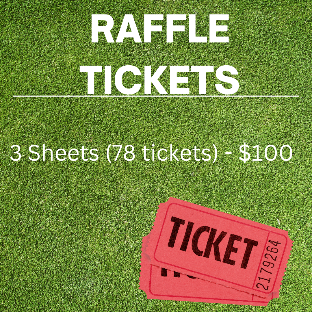2026 SCWUA Golf Tournament - Default Image of 3 Sheets of Raffle Tickets (78 tickets)