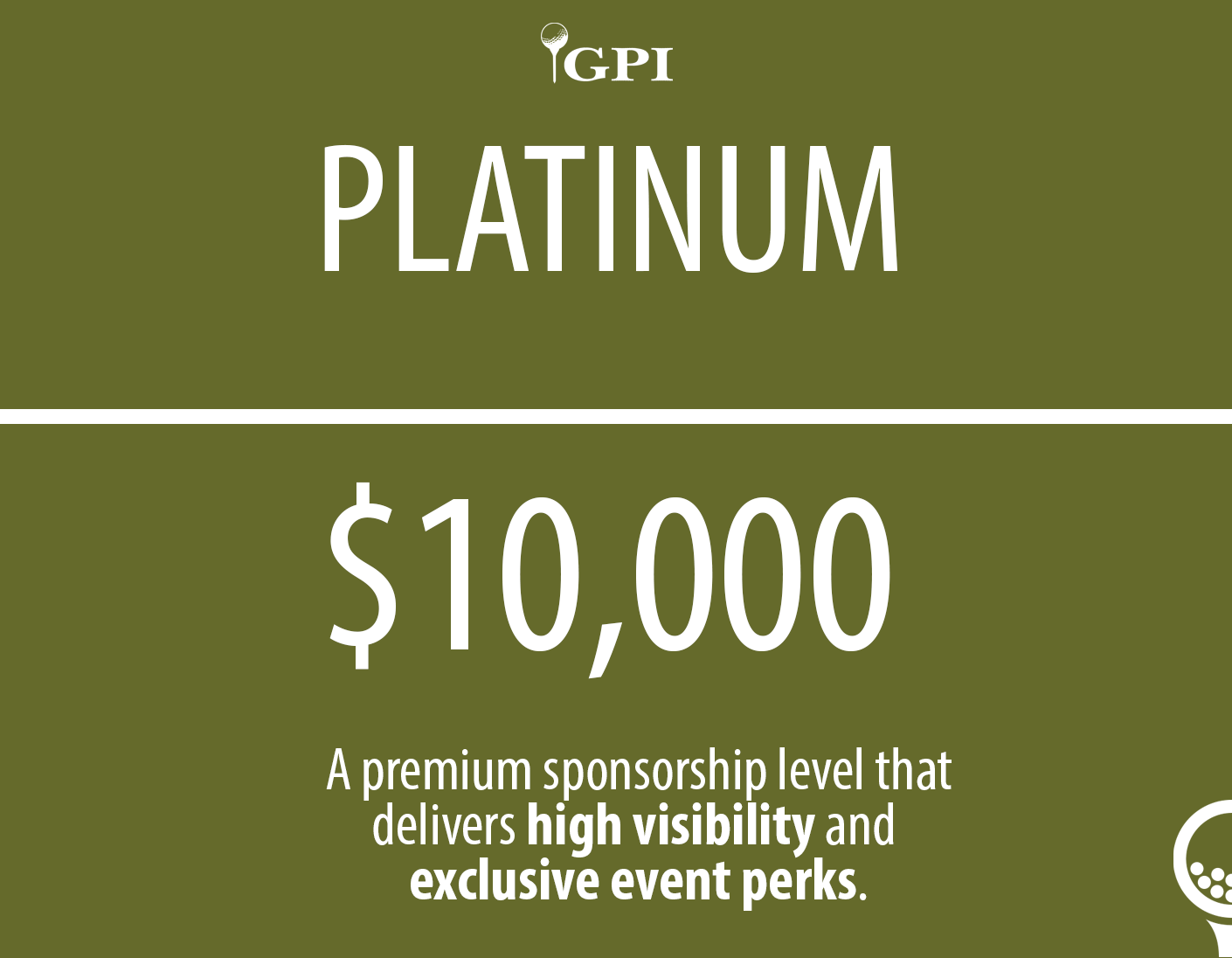 Gregg Pearson Invitational 2026 - Default Image of Platinum - $10,000