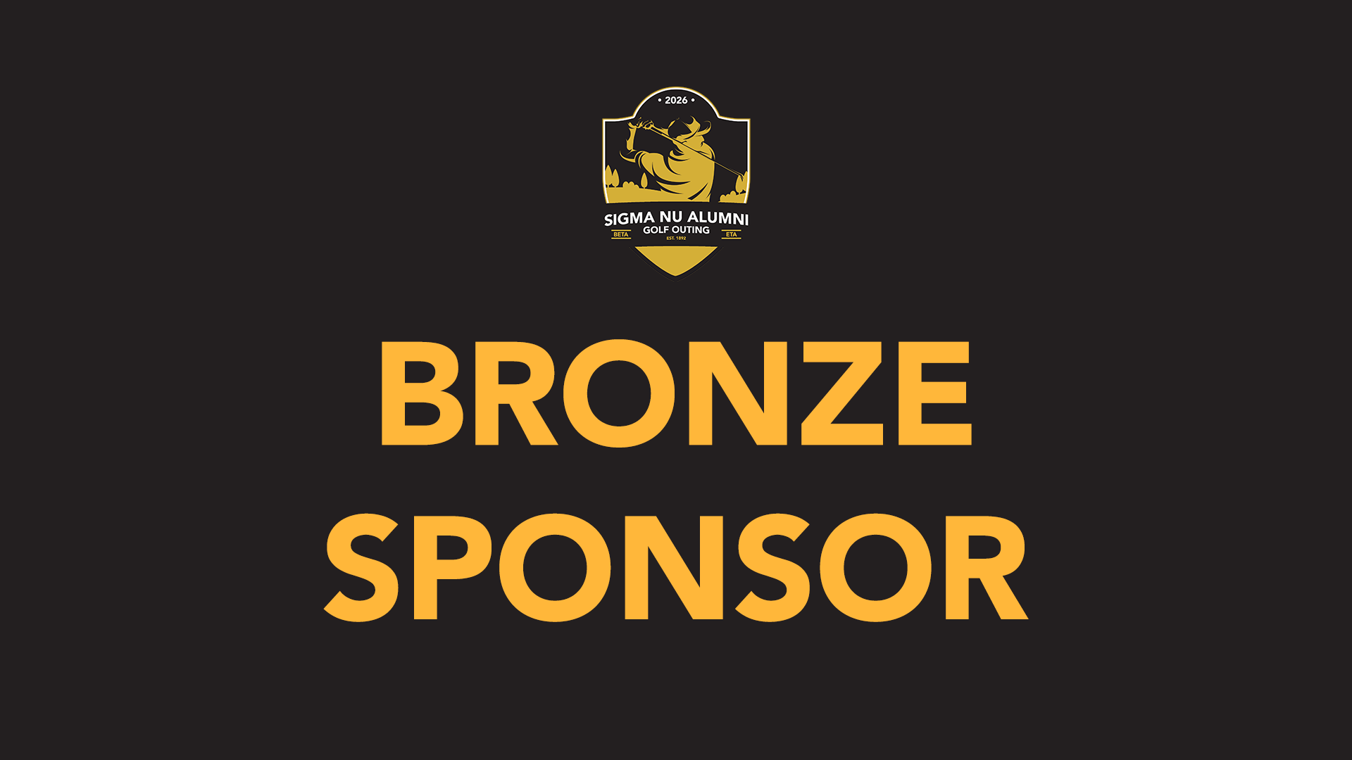 Sigma Nu Alumni Golf Outing 2026 - Default Image of BRONZE SPONSOR