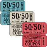 Image of 50 /50 Ticket