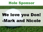 2026 Don Schmidt Golf Memorial - Default Image of Hole Sponsor-Personal
