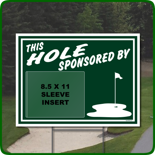 Image of Large Hole Sign Sponsor