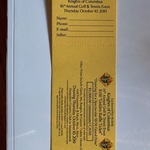 Image of 50/50 BONUS RAFFLE TICKET