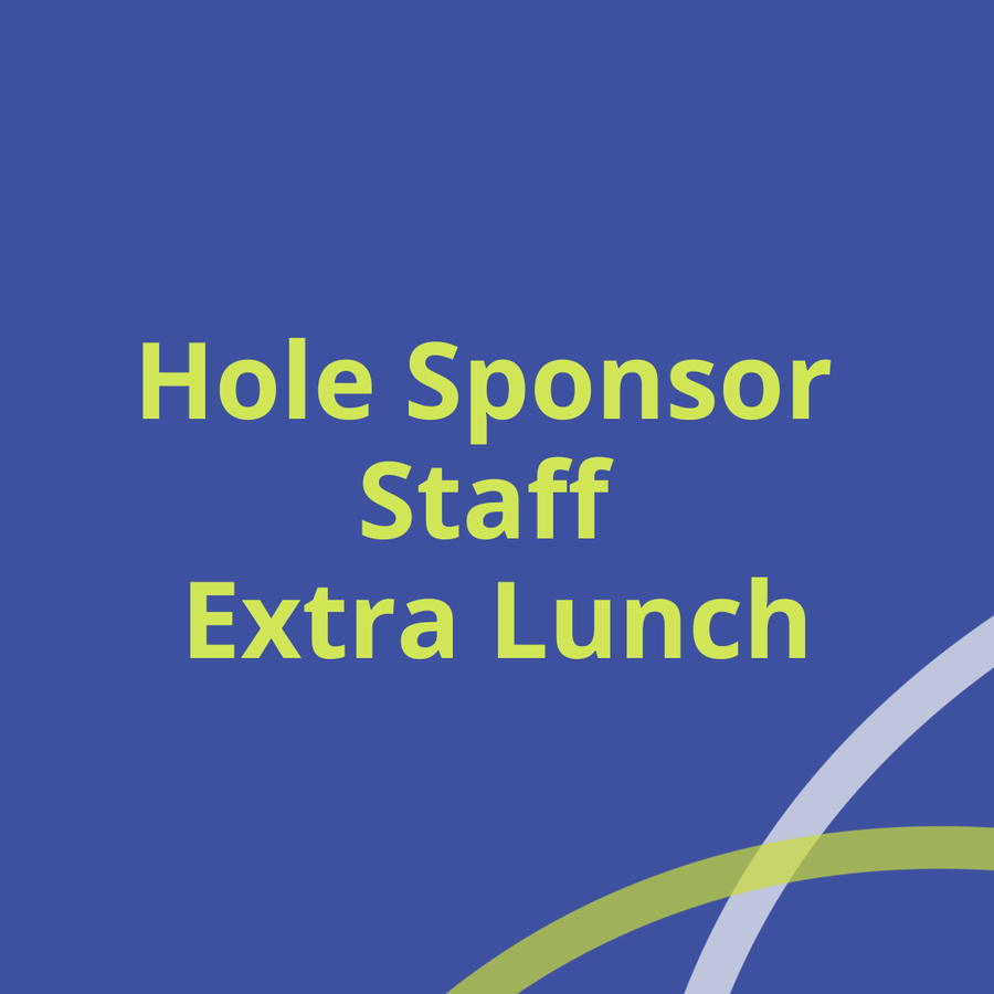 Image of Hole Sponsor Staff Extra Lunch