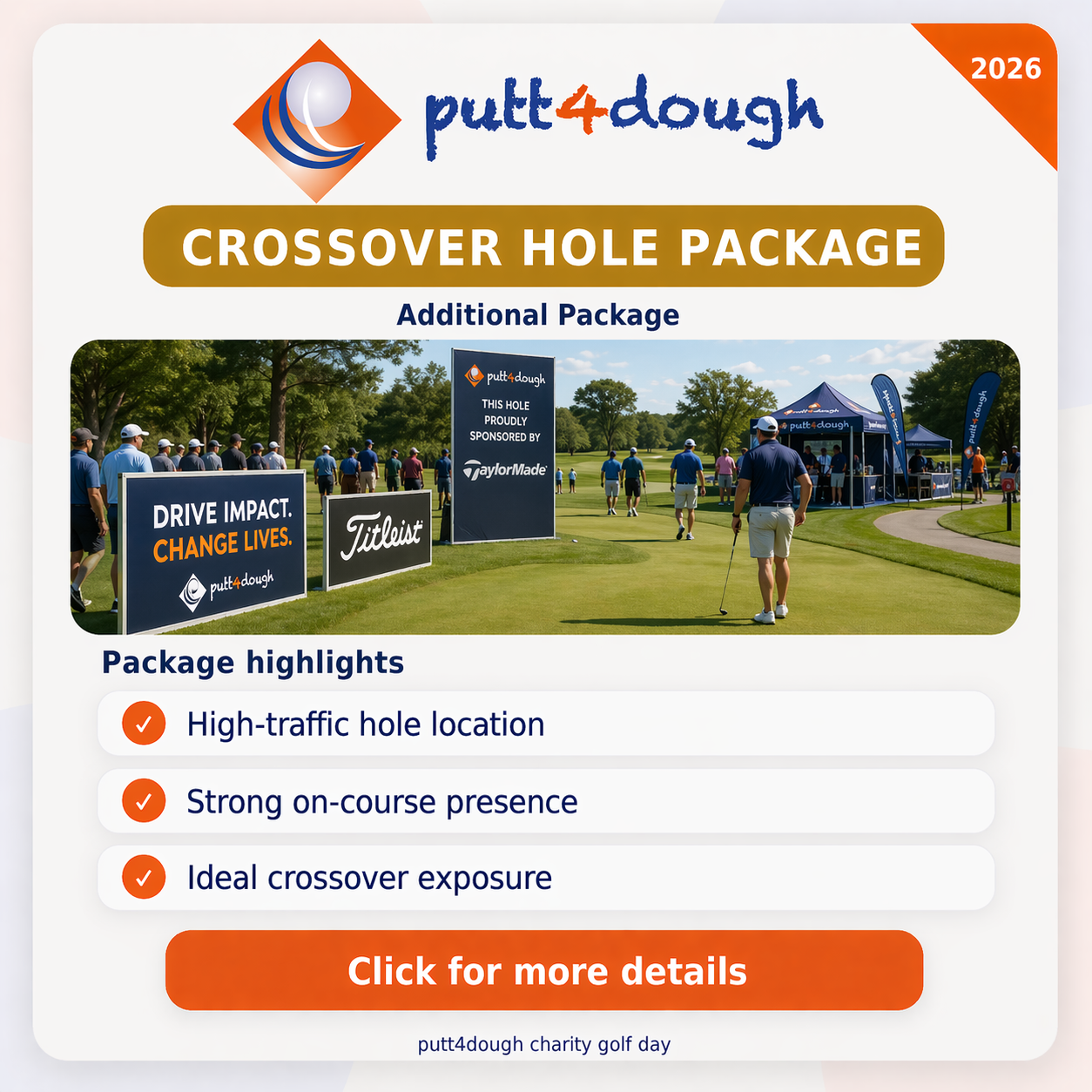 putt4dough 2026 - Default Image of Crossover Sponsorship Package (self supply)