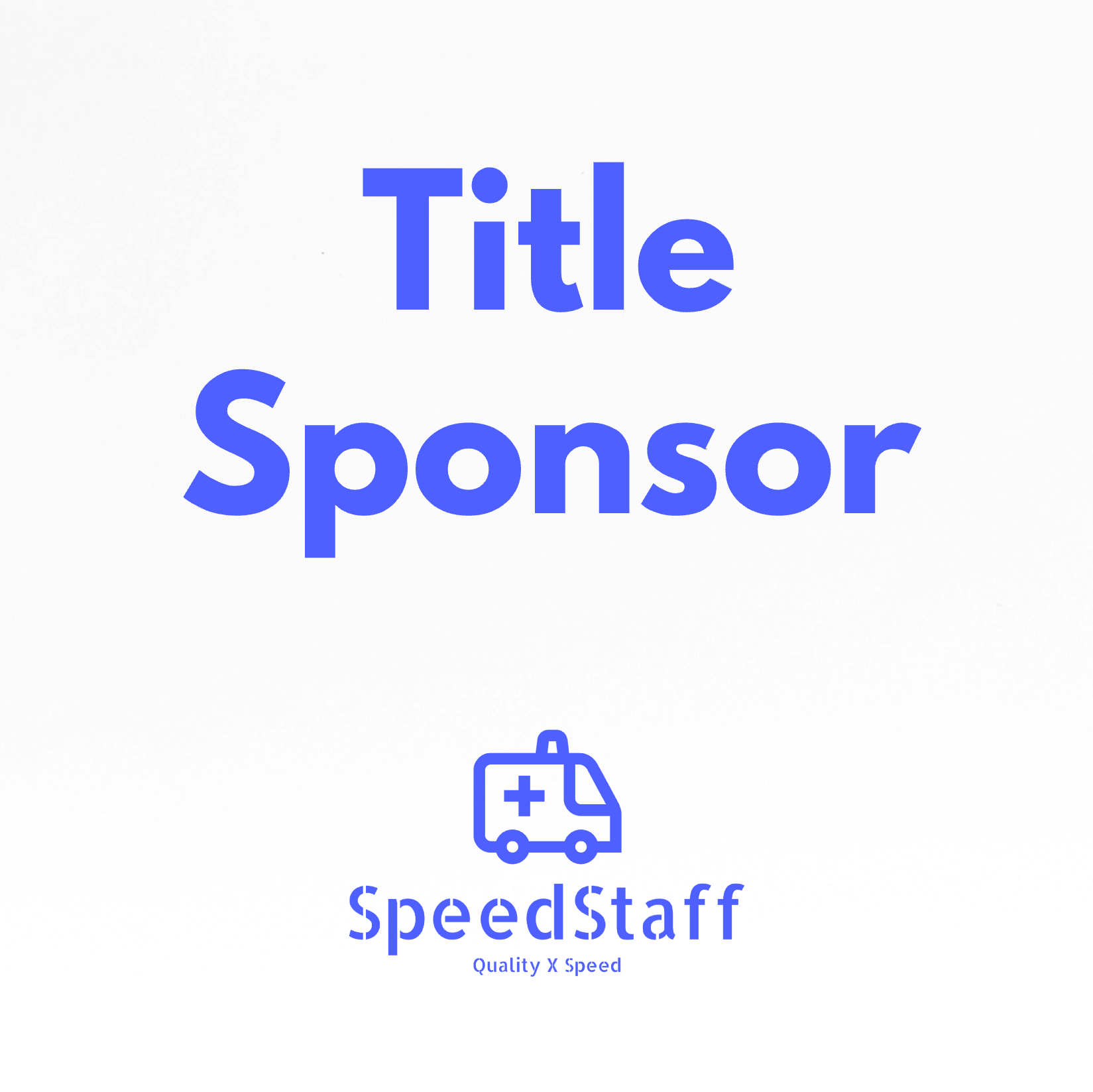 SpeedStaff Golf Tournament 2026 - Default Image of Title Sponsor