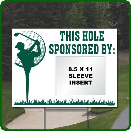 "FORE" Directions Benefit Golf Tournament - Default Image of Tee Box Sign Sponsor