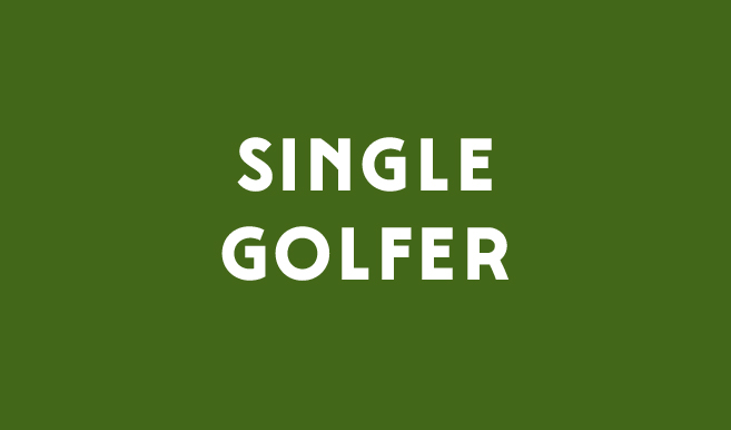 MDR Golf 2026 - Default Image of Single Golfer - 18 holes