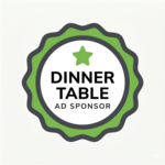 Image of Dinner Table Ad Sponsor