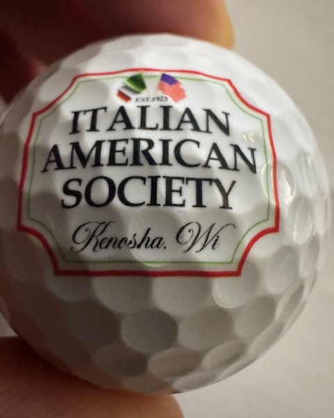 The Italian American Society of Kenosha Scholarship Golf Outing - Default Image of Golf Ball Logo Sponsorship