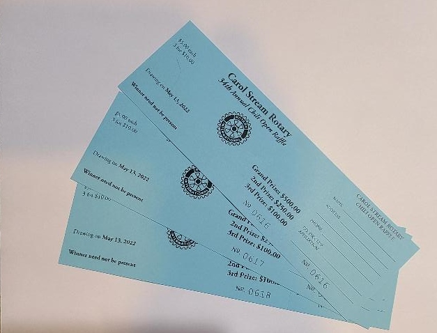 38th Joe Kramer Chili Open Golf Outing - Default Image of 3 raffle tickets for $10