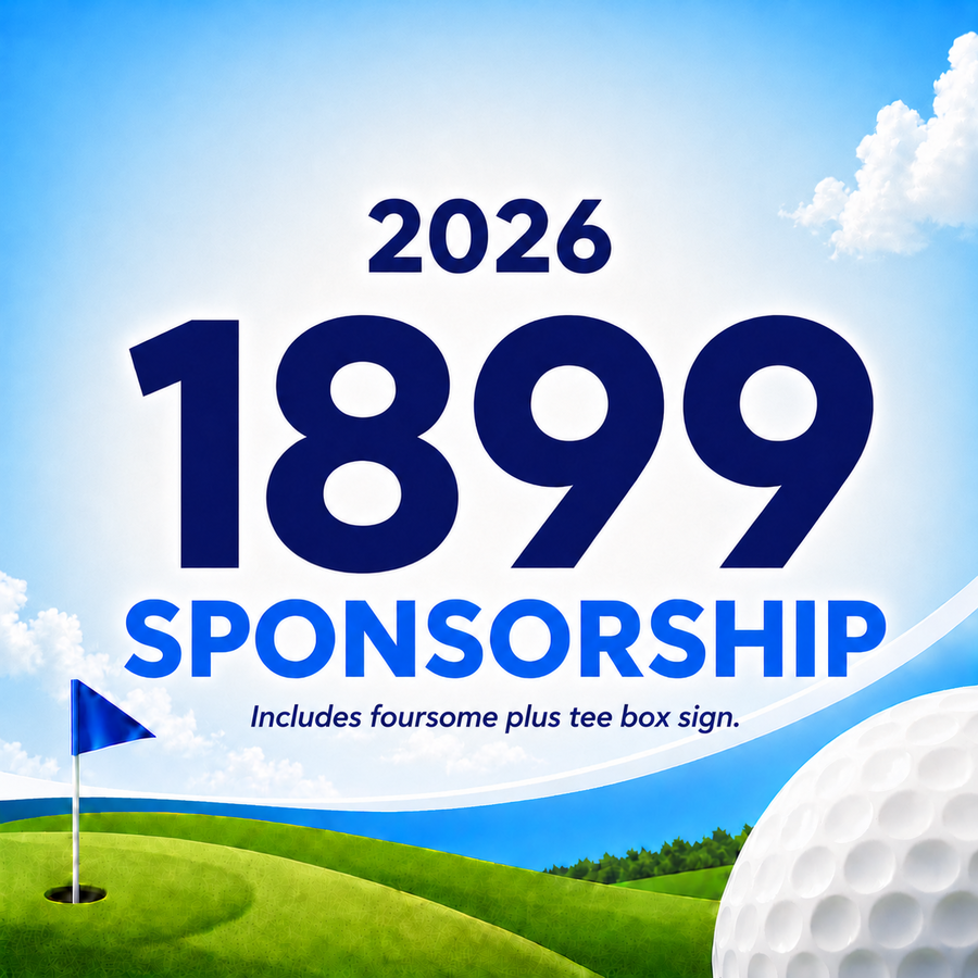 2026 Charity Golf Outing - Image of 1899 Sponsorship (Golf & Tee Box Sign)