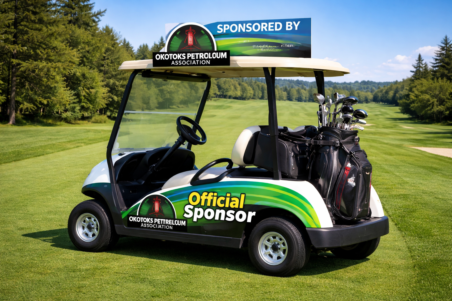 2026 Okotoks Petroleum Association Golf Tournament - Default Image of Golf Cart Sponsor