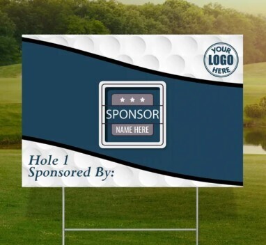 DiMatteo Family Charitable Foundation Annual Golf Tournament - Default Image of Tee Box Sign