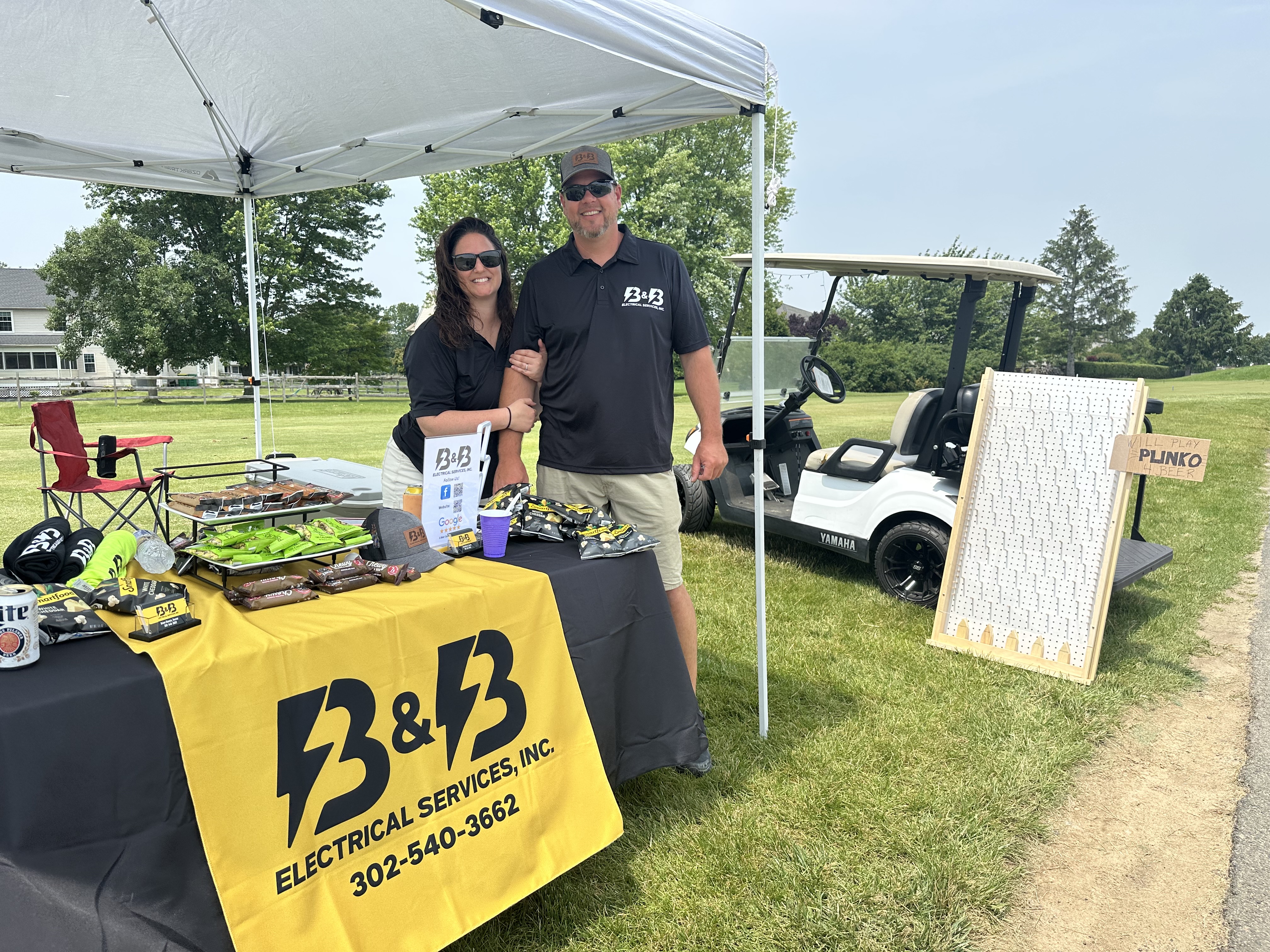 Image of Hole Sponsor with Course Set Up