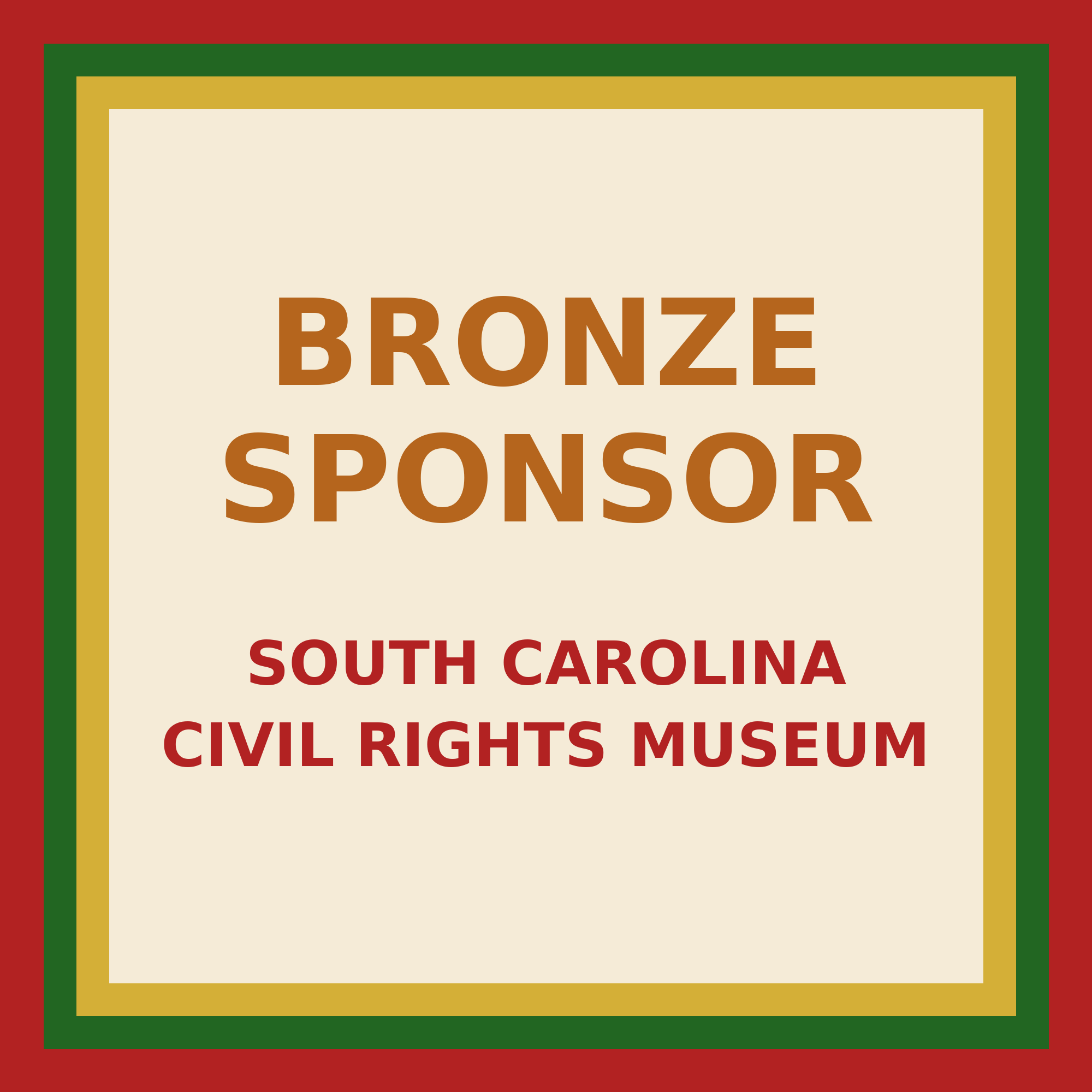 2026 South Carolina Civil Rights Museum Invitation Golf Tournament - Default Image of Bronze Sponsor