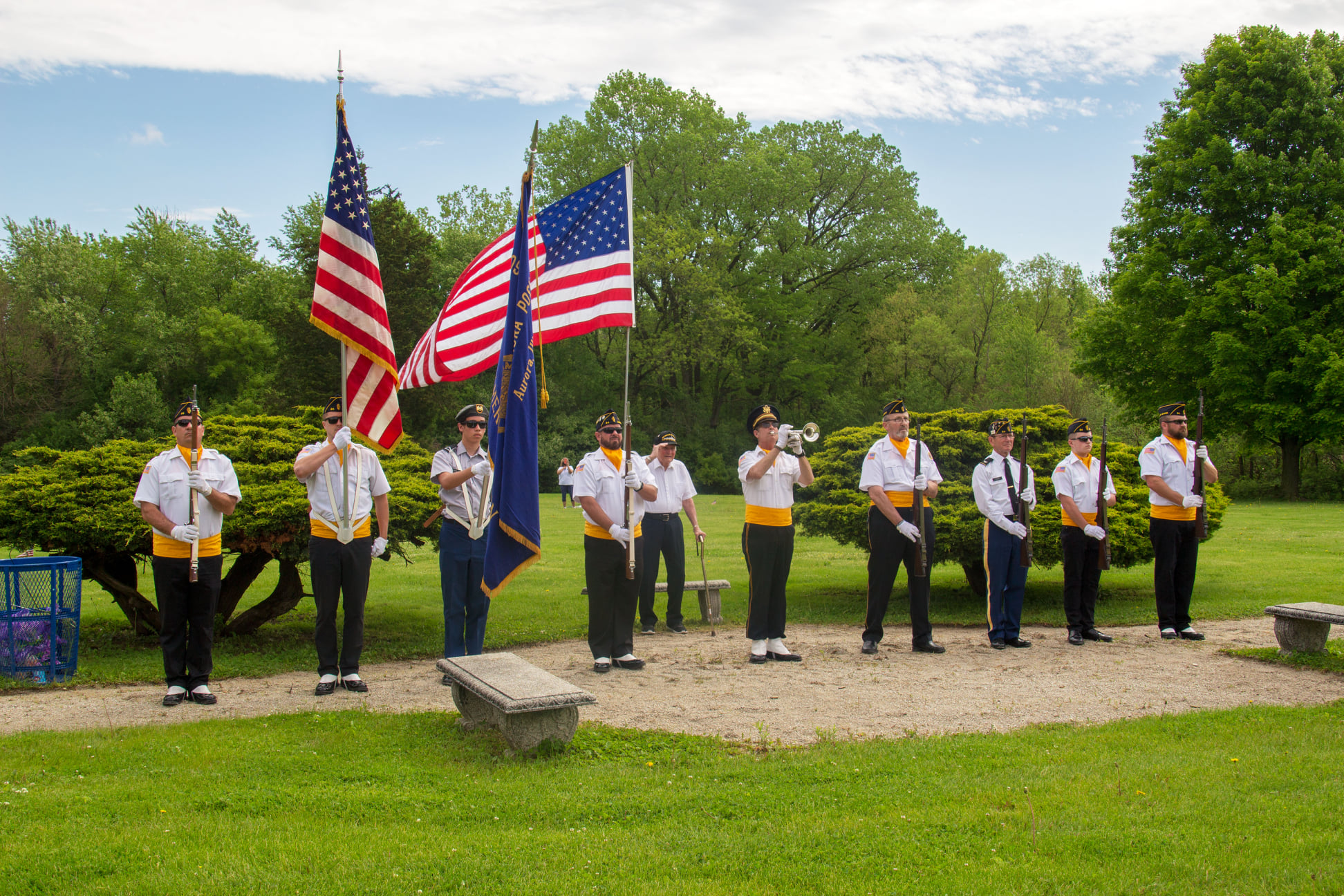 2026 Roosevelt Aurora American Legion Golf Outing - Default Image of Red / White / Blue Military Sponsor