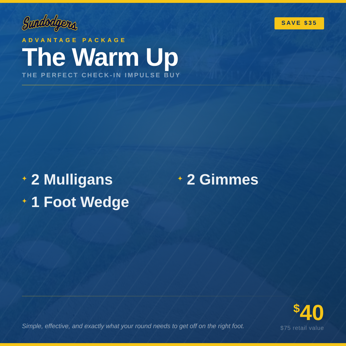 Sundodgers Charity Golf Tournament - Default Image of The Warm Up