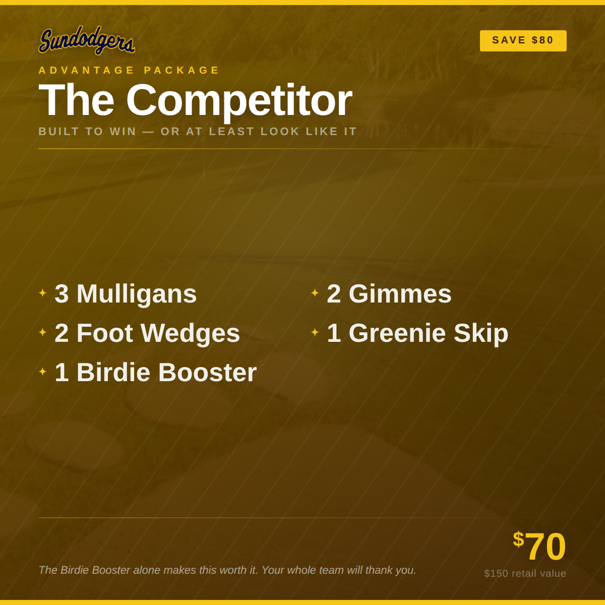 Sundodgers Charity Golf Tournament - Default Image of The Competitor