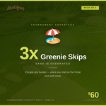 Image of 3x Greenie Skips