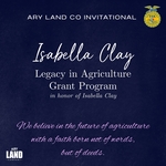 Image of Isabella Clay Legacy in Agriculture Grant Sponsor