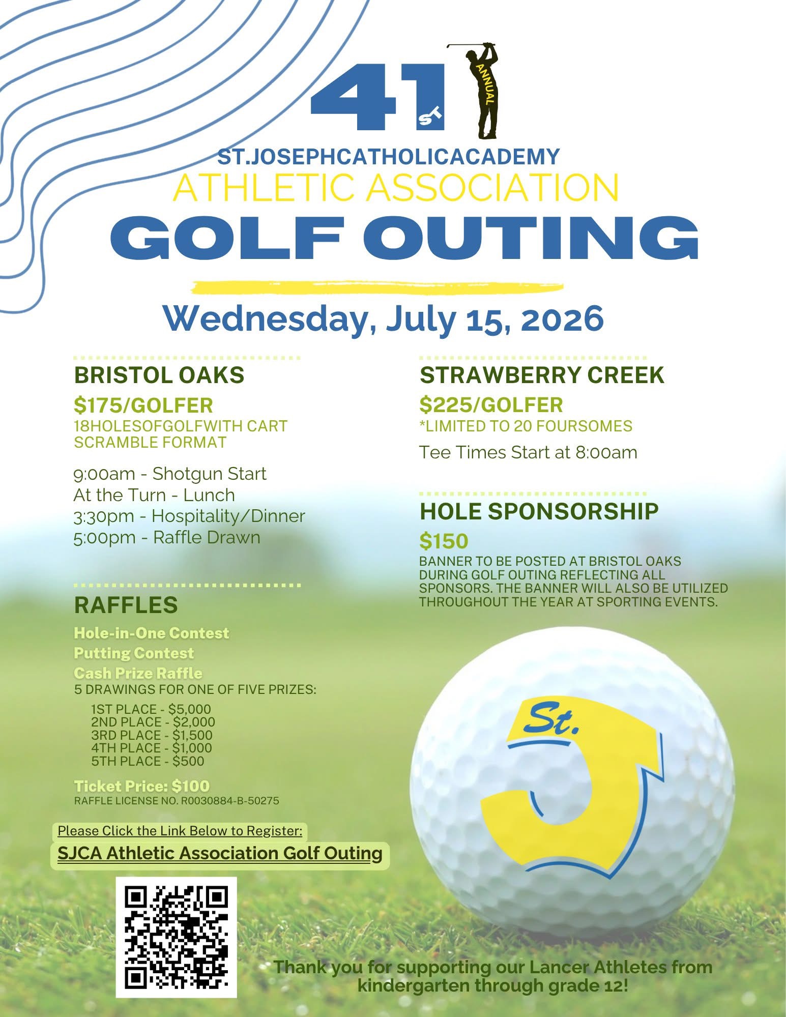 St. Joseph Catholic Academy Athletic Association Golf Outing - Default Image of Putting Green Sponsor