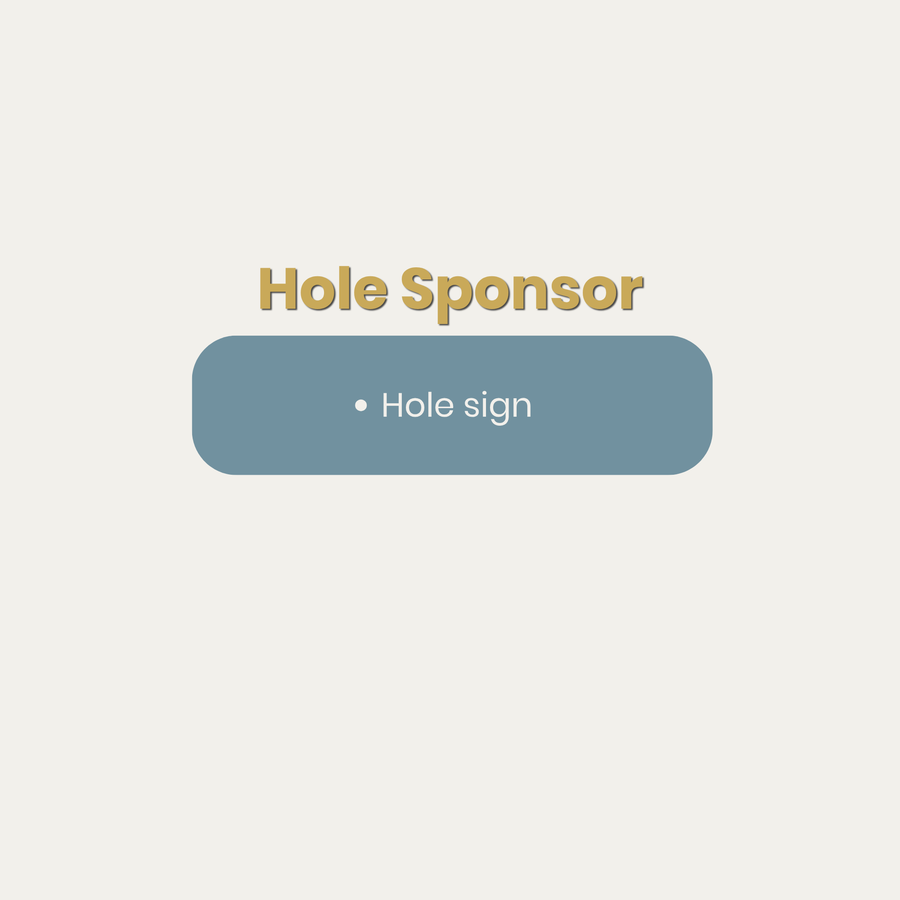 Image of Hole Sponsorship