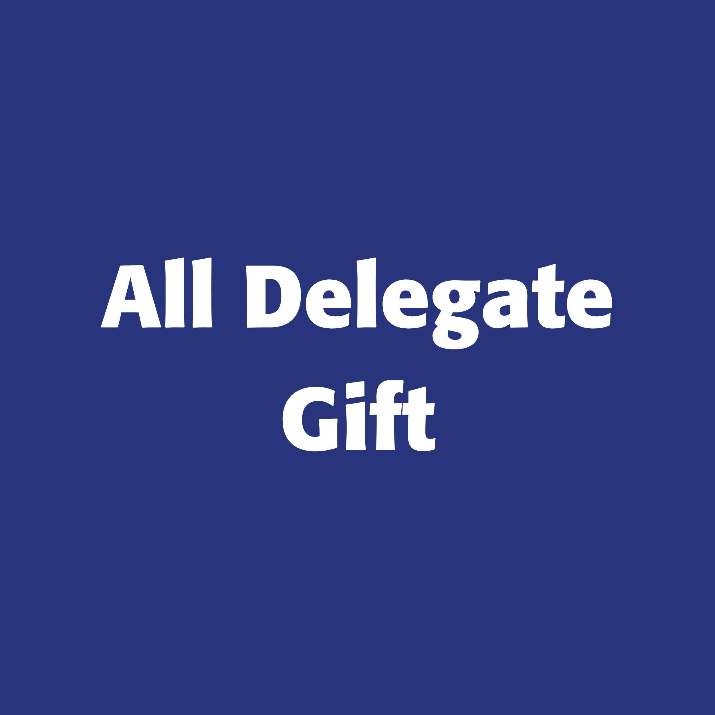 2026 Golf Tournament - Default Image of All Delegate Gift
