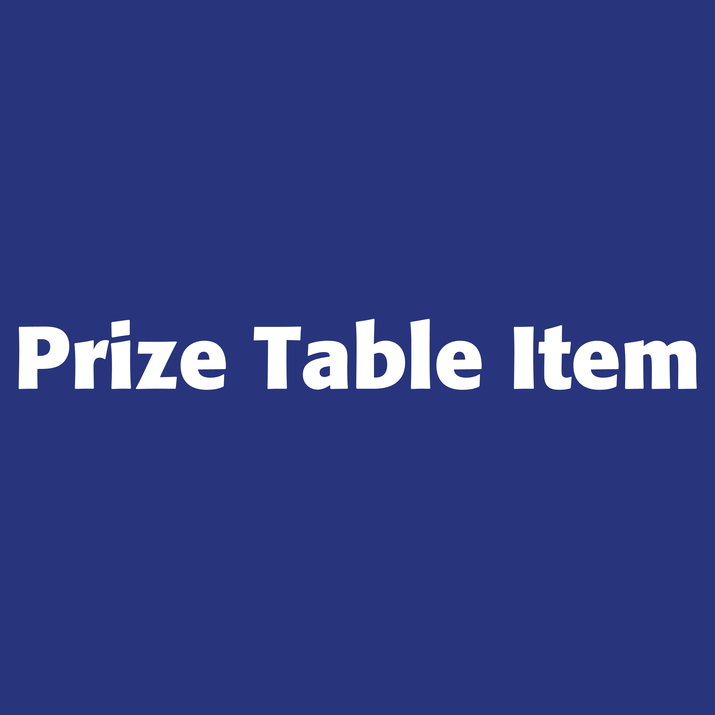 2026 Golf Tournament - Default Image of Prize Table Item