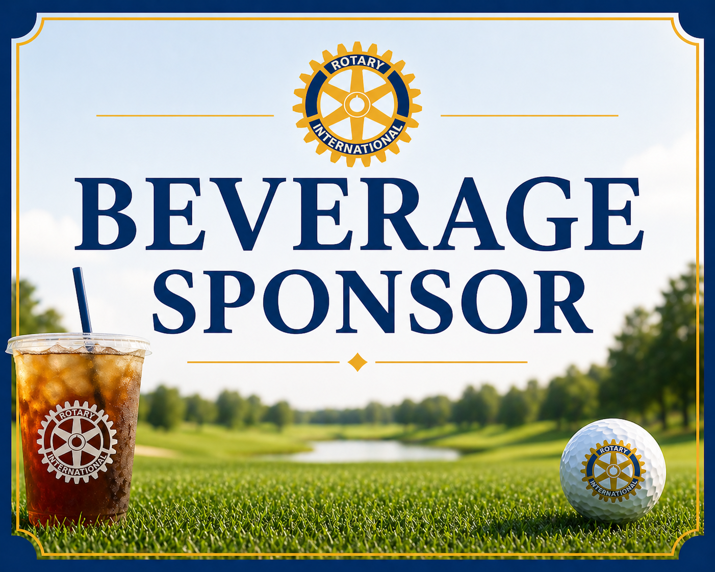 2026 Joint Rotary Golf Outing (Canton & Plain) - Default Image of Beverage Cart Sponsor