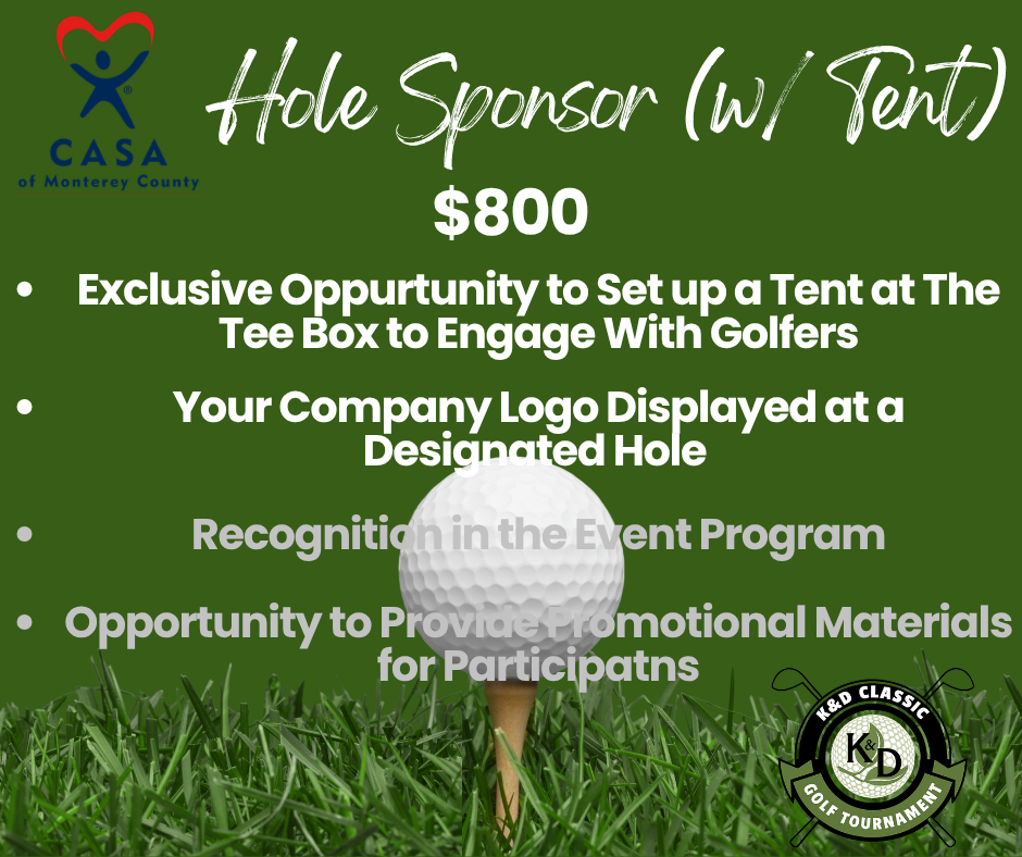 3rd Annual K&D Classic - Default Image of Hole Sponsor (W/ Tent)