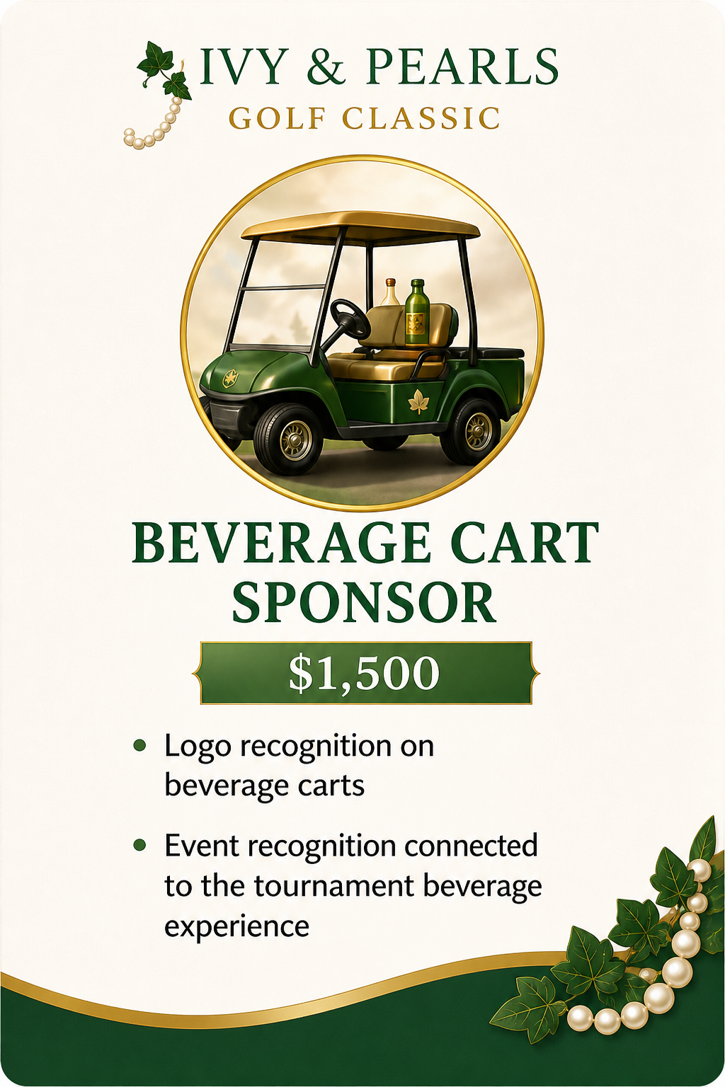 Ivy & Pearls Golf Classic - Default Image of Beverage Cart Sponsor
