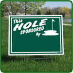 Image of Hole Tee Sign