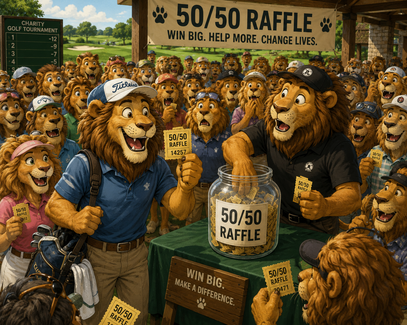 The Lion's Legacy Memorial Golf Classic - Default Image of 50/50 Raffle Ticket (x1)