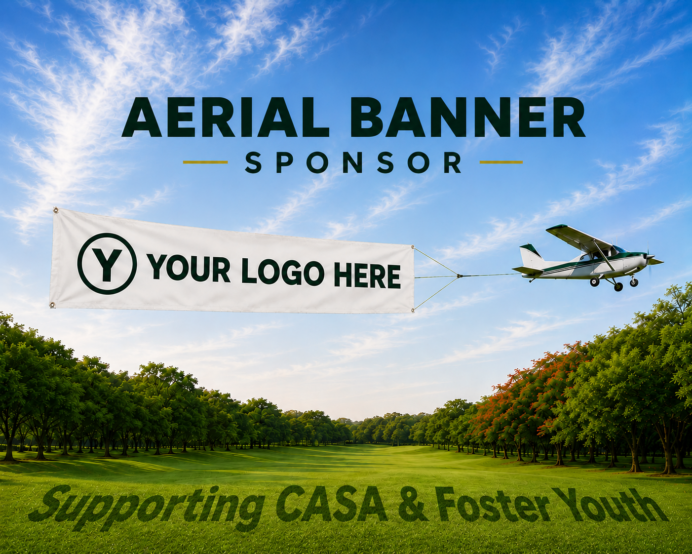 2026 Albert & Mackenzie's Charity Golf Invitational - Default Image of Aerial Banner Sponsor