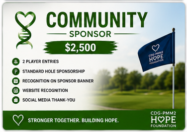 CDG/PMM2 3rd Annual Golf Charity - Default Image of COMMUNITY SPONSOR