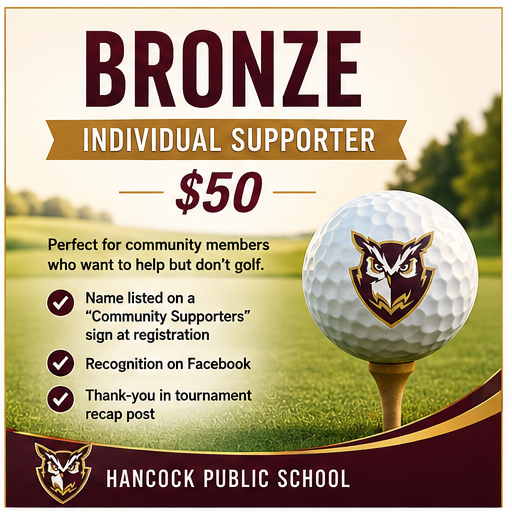 Image of Bronze - Individual Supporter 