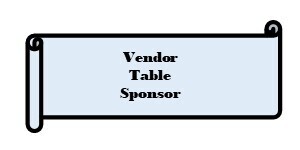 Image of Vendor Table Sponsor at Check-In