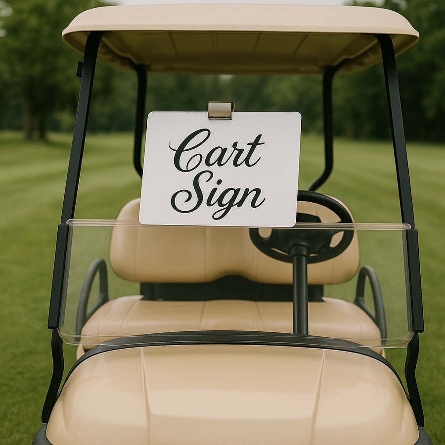 Image of Cart signage