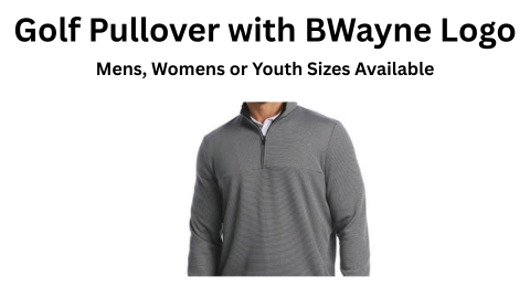 Image of Golf Pullover with B Wayne Logo