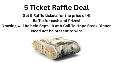 Image of 5 Ticket - Raffle Deal
