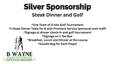 Image of STEAK DINNER AND GOLF - Silver Sponsor 