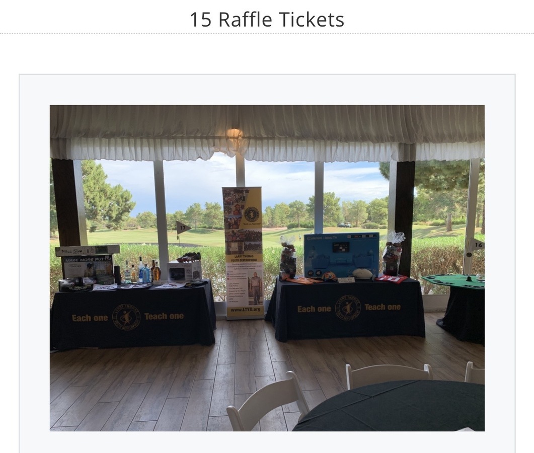 Canine Companion LTD, Az. Intl Beauty Pgt. &  Fearless and Focused Inc, First Annual Golf Tournament - Default Image of 15 Raffle Tickets
