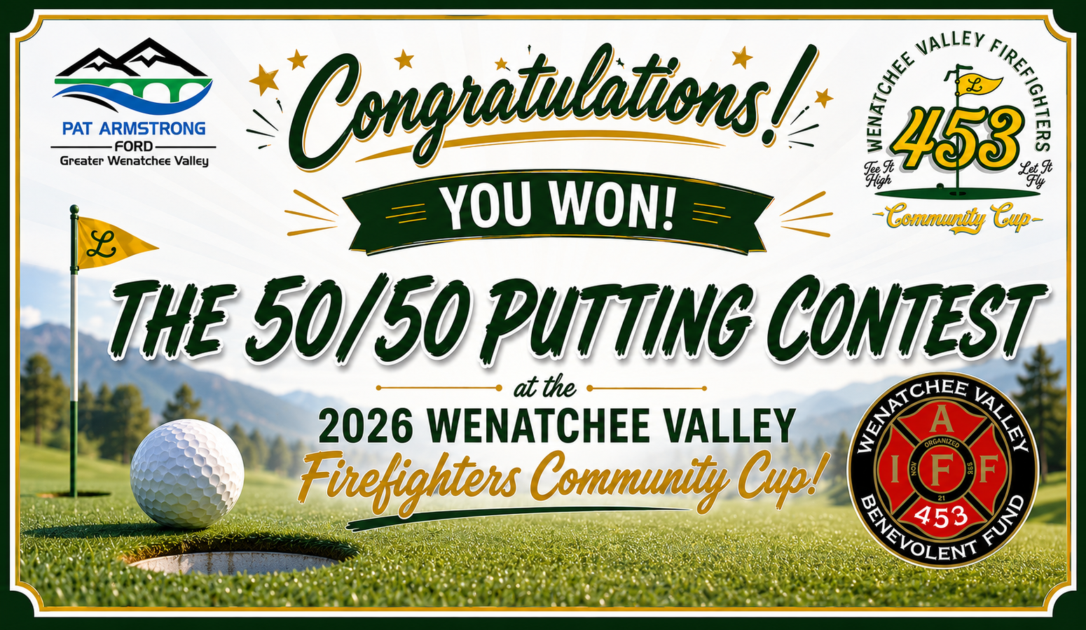 Image of 50/50 Putting Contest- (3) Putts