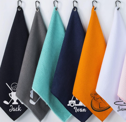 Image of Logo Golfer Towel