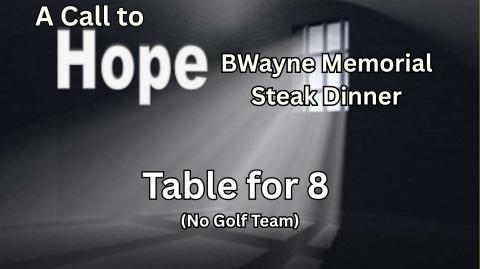 Image of STEAK DINNER - Dinner Table of 8 (no golf)