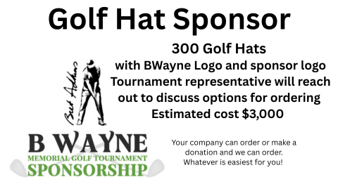 Image of Golf Hat Sponsorship